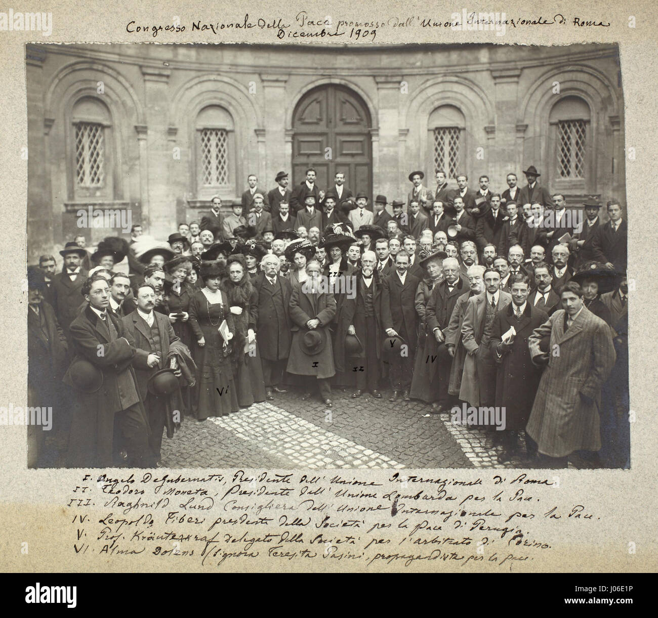 Il Congresso Internazionale di Pace tenutosi a Roma si è concentrato sulle discussioni e sui trattati relativi alla pace e alla diplomazia globale. L'evento è stato un momento significativo nelle relazioni internazionali durante il suo tempo. Foto Stock