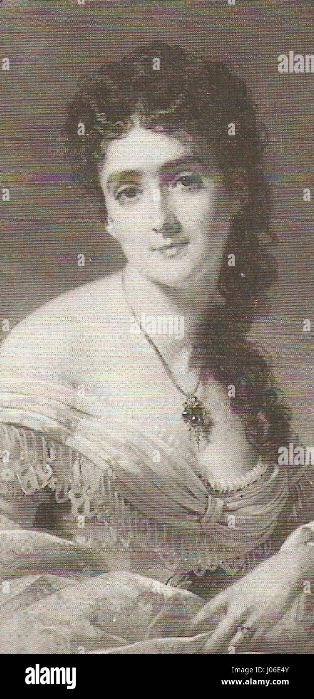 Lucy Wakefield fu la prima moglie del principe Hugo von Radolina, una figura storica notevole nell'aristocrazia europea, nota per il suo ruolo nella nobile società del suo tempo. Foto Stock