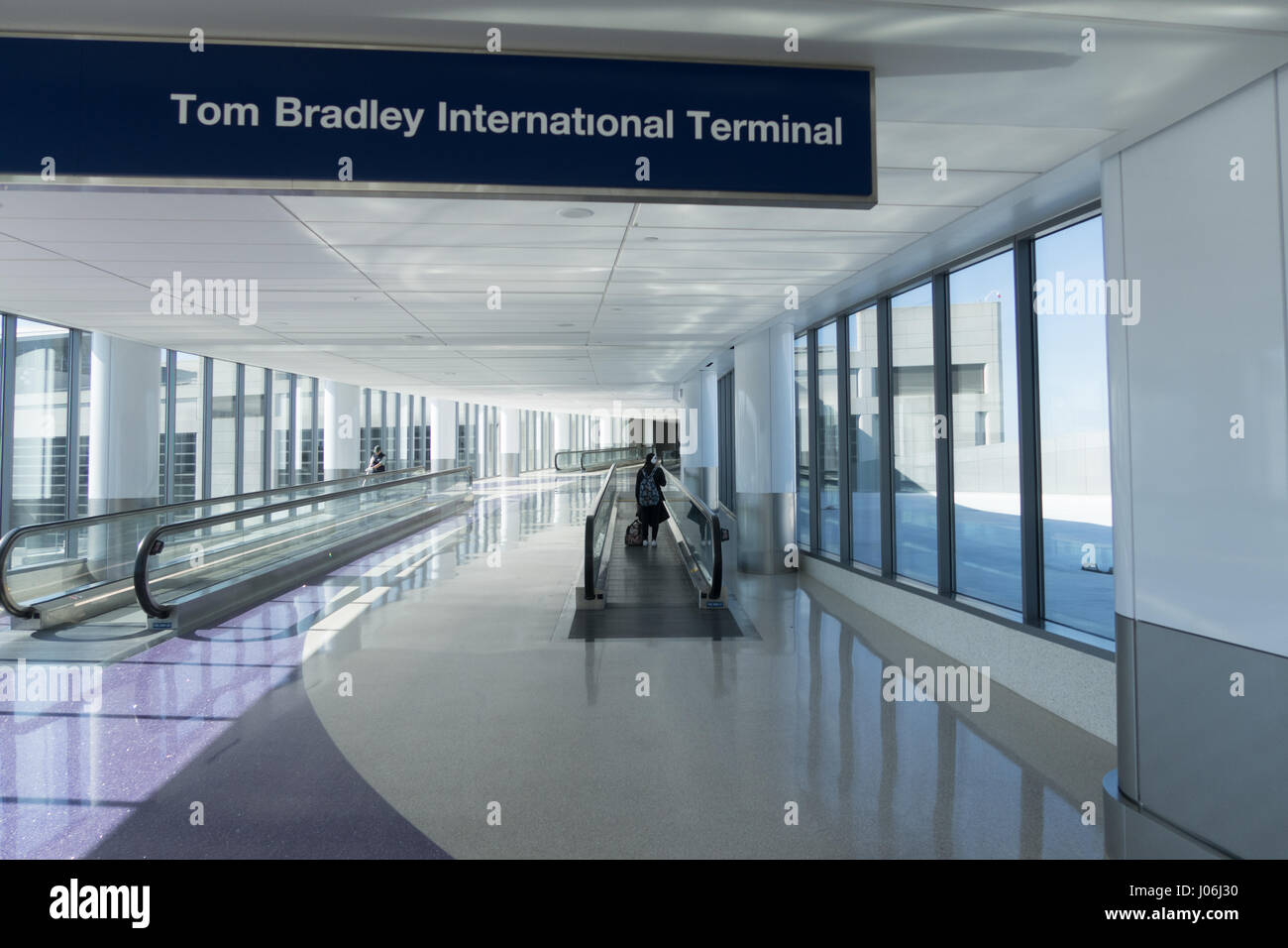 Tom Bradley International terminal Foto Stock