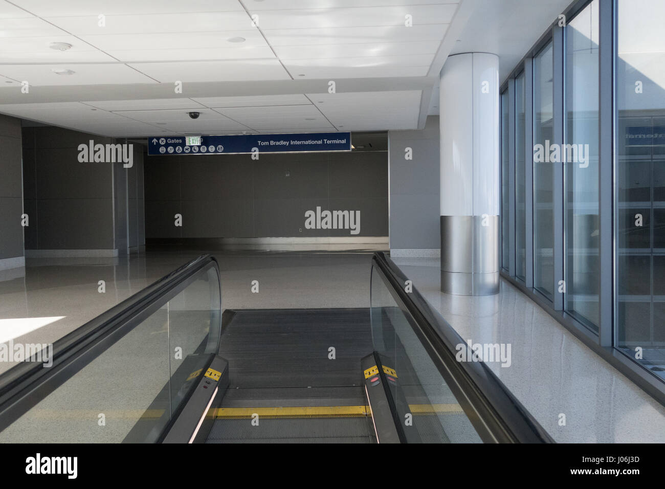 Tom Bradley International terminal Foto Stock