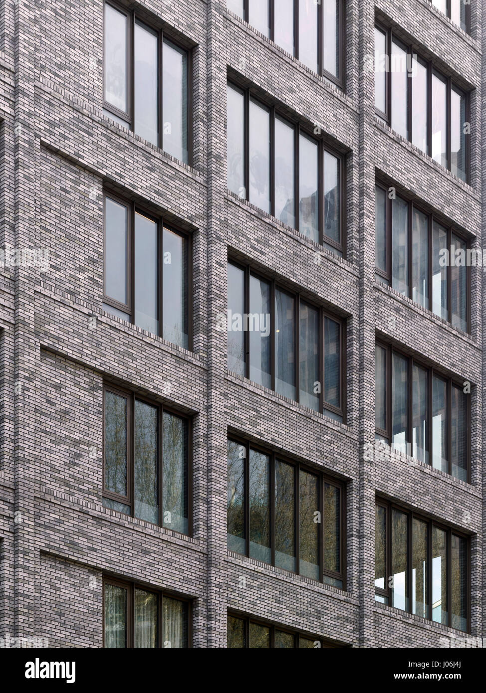 Studio di elevazione. 55 Victoria Street, Londra, Regno Unito. Architetto: duro + Trevillion architetti, 2016. Foto Stock