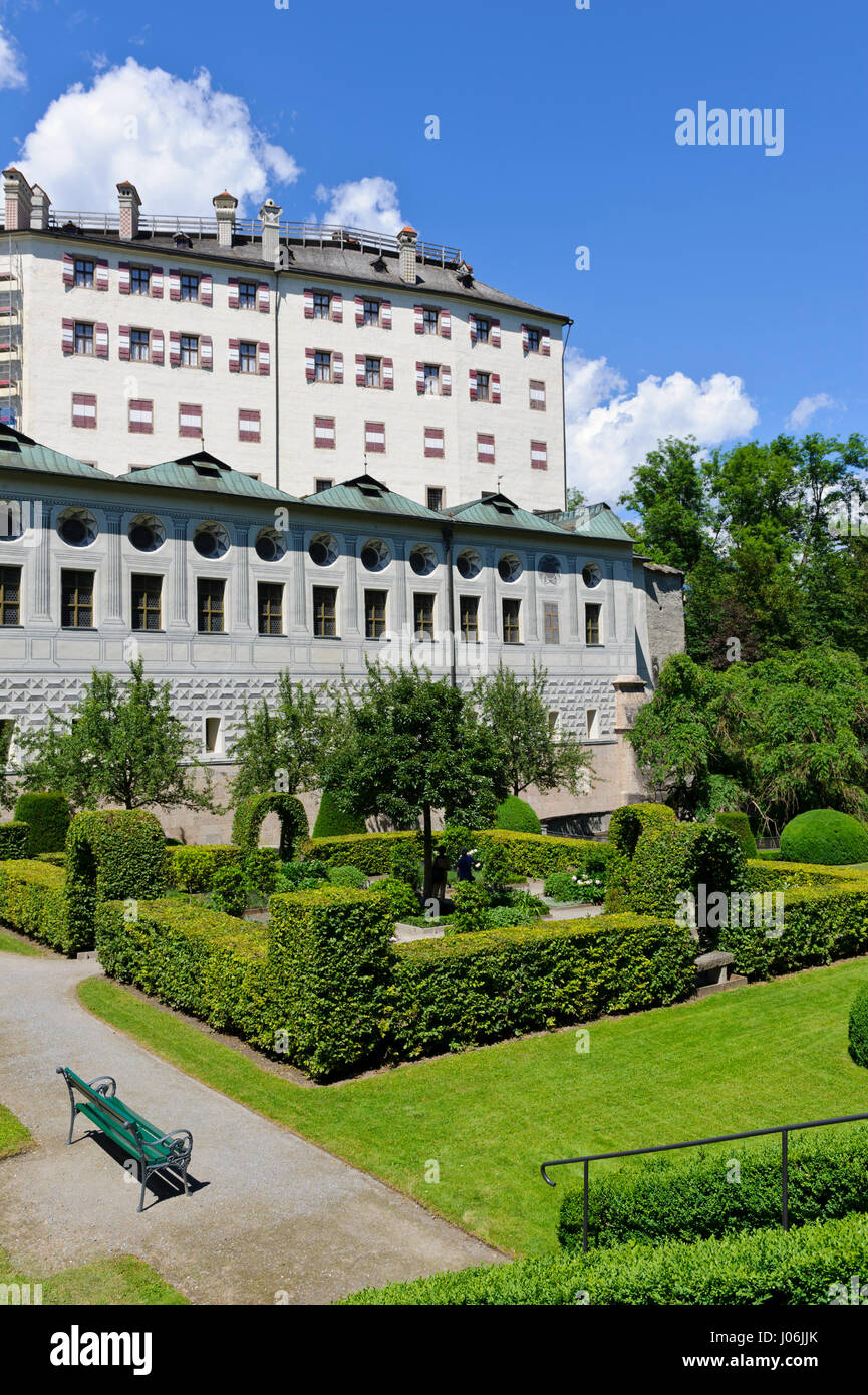 Il castello di Ambras, Innsbruck, Austria Foto Stock