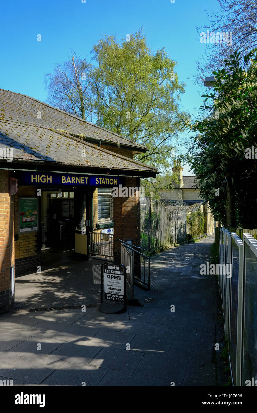 High Barnet station Foto Stock