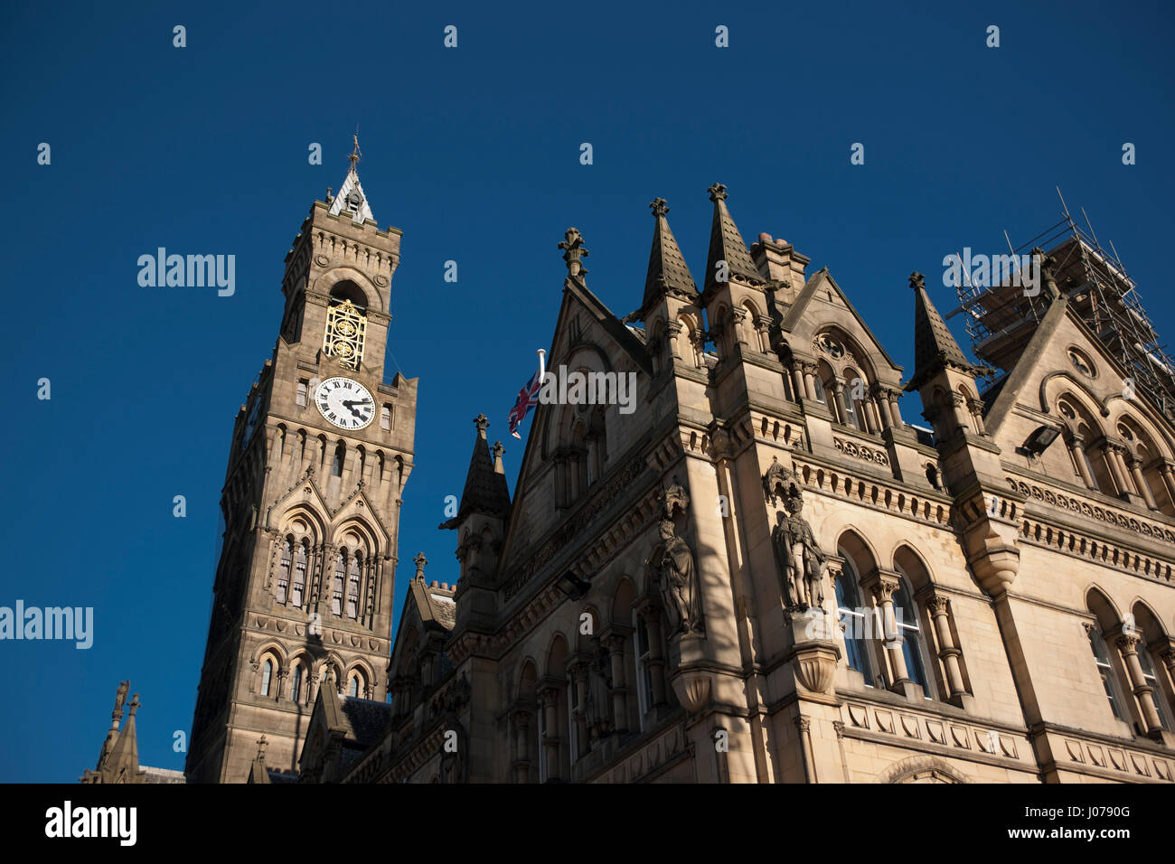 Bradford City Hall, Centenary Square, Bradford, West Yorkshire Foto Stock