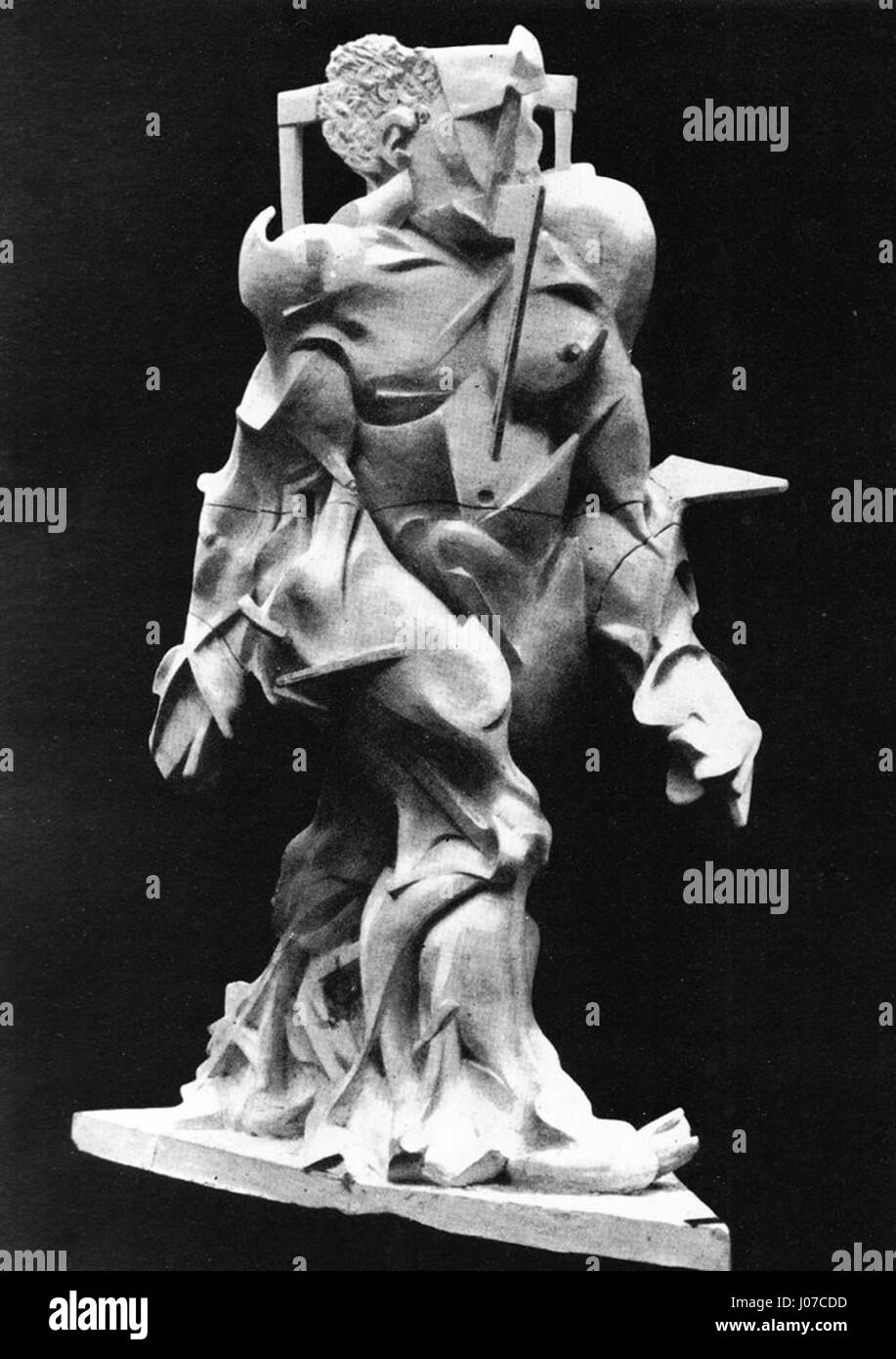 Umberto Boccioni, 1913, Synthèse du dynamisme humain (Sintesi del dinamismo umano), posizione sconosciuta, distrutto Foto Stock