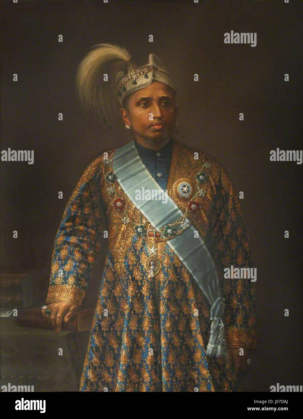 Rama Varma Maharaja di Travancore (1857E280931924) Foto Stock