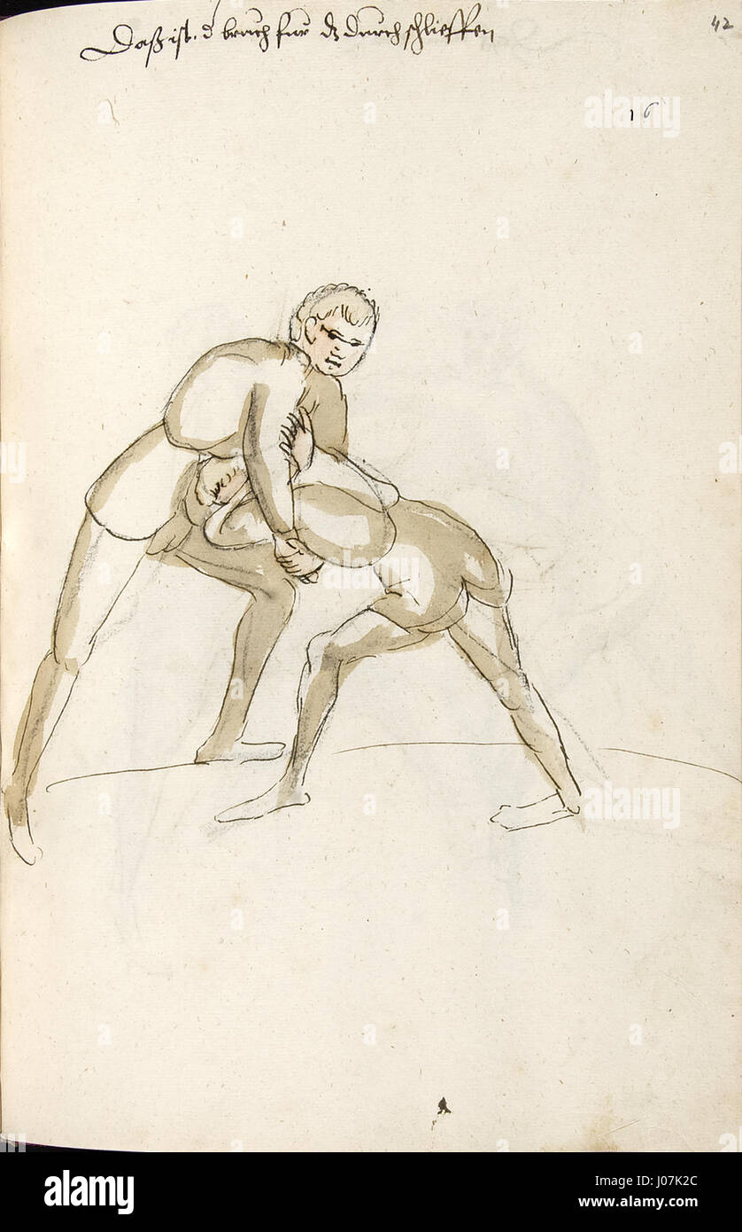 Cod. I.6,2§.1 42r' è una pagina di manoscritti che mostra la calligrafia medievale e il testo illuminato. Il manoscritto è ricco di contenuti religiosi e accademici, rappresentativo del suo tempo sia nella forma che nella decorazione. Foto Stock