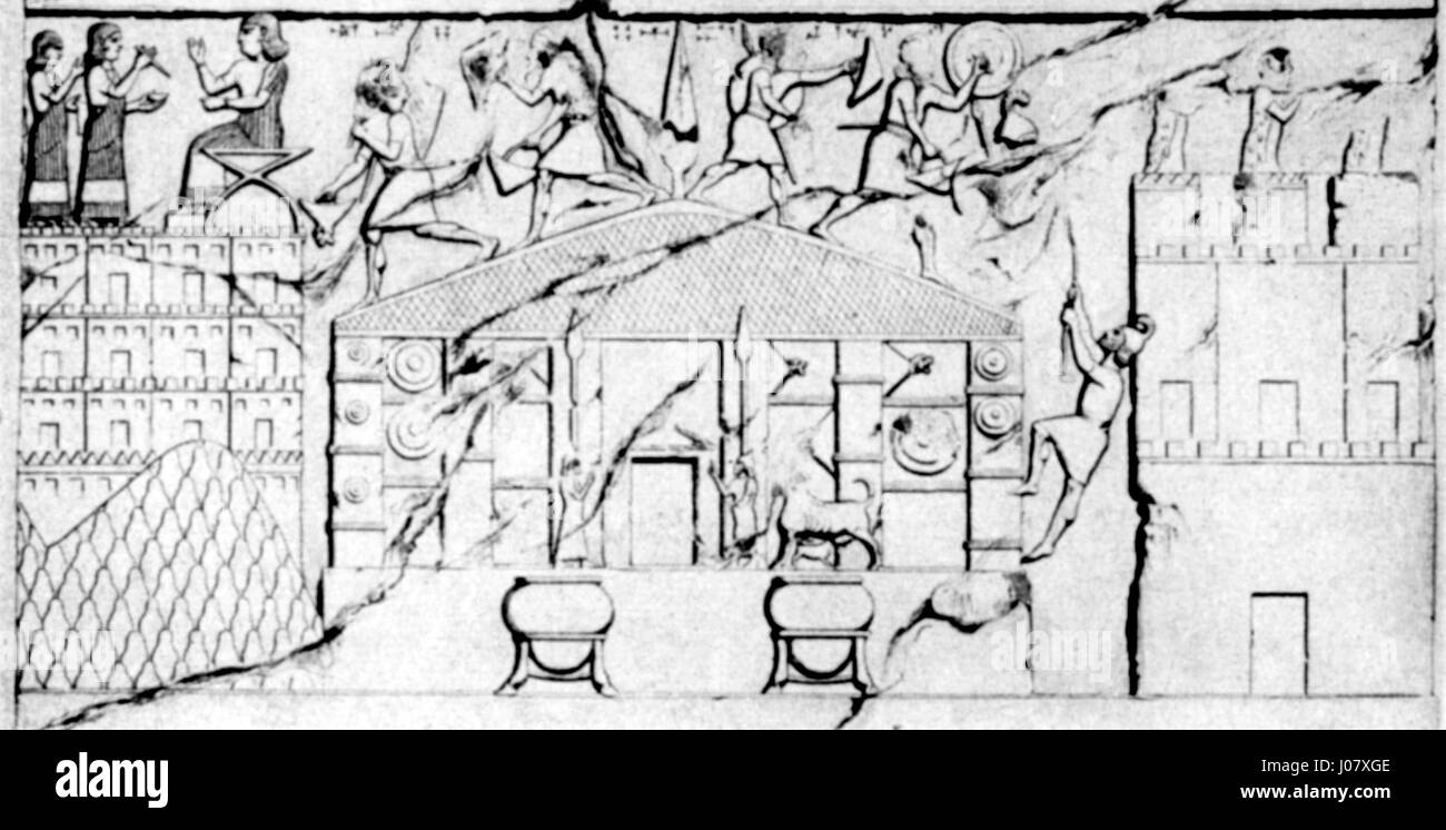 "Musasir" è un'opera d'arte che fa riferimento all'antico regno di Urartu, concentrandosi in particolare sul sito di Musasir, un'importante città urartiana nell'odierna Armenia. L'arte riflette l'eredità culturale e storica del regno. Foto Stock