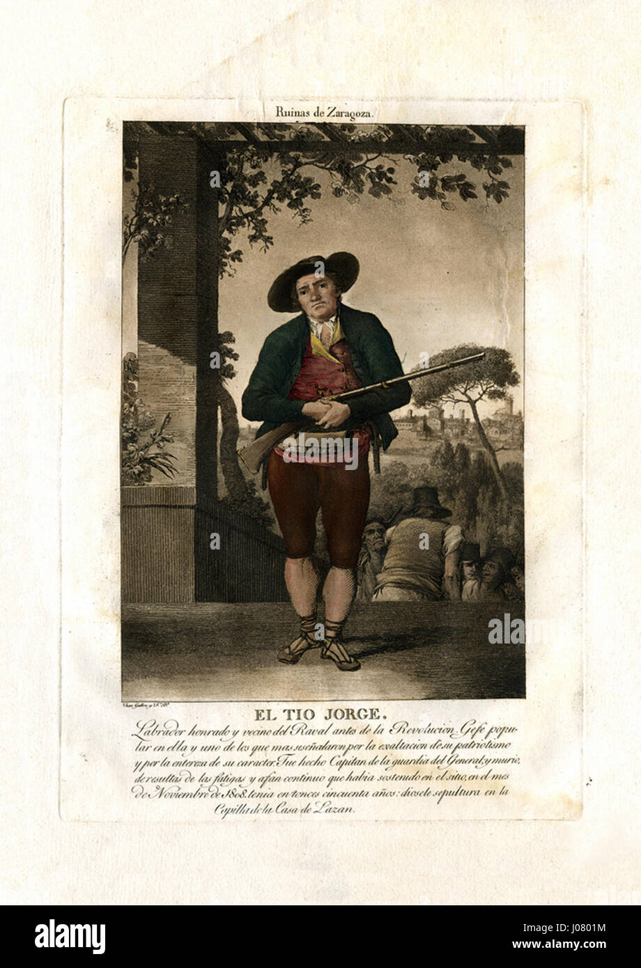 Il ritratto "Tío Jorge" ritrae un uomo anziano, forse un membro della famiglia, catturando l'essenza dell'età e dell'esperienza in modo rispettoso e intimo. Foto Stock