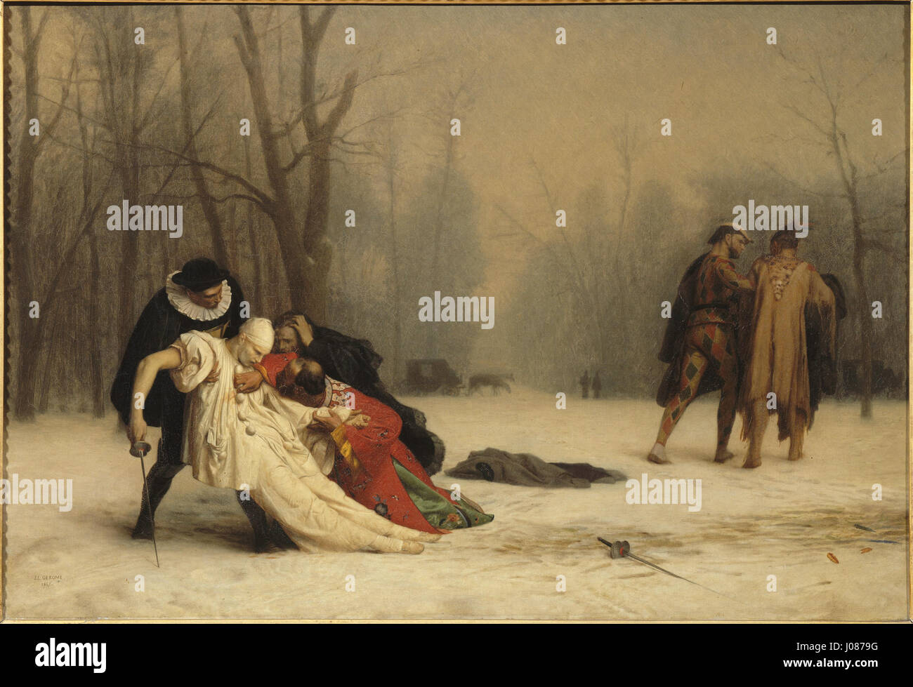 Suite d'onu bal masqué - Gérôme - Musée Condé Foto Stock