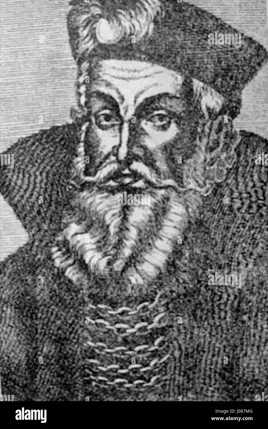 Wilhelm von Brandenburg-Ansbach (1700) fu una figura nobile del Brandeburgo-Ansbach, una regione nota per la sua importanza politica e militare nel Sacro Romano Impero. Il suo ritratto riflette il suo status e la sua importanza. Foto Stock
