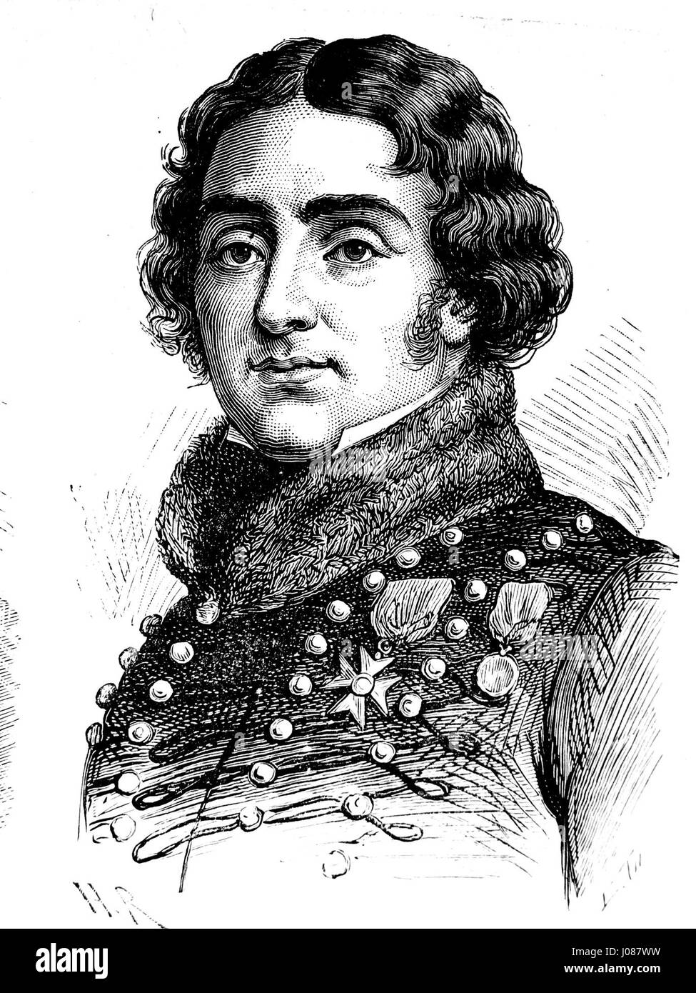 Questa opera d'arte, "AduC 208 Frotté", attribuita a Louis de Frotté, è probabilmente un ritratto o una scena storica. L'opera, risalente alla fine del XVIII secolo, mostra lo stile distintivo di de Frotté, mescolando elementi classici con la sua personale interpretazione del periodo. Foto Stock