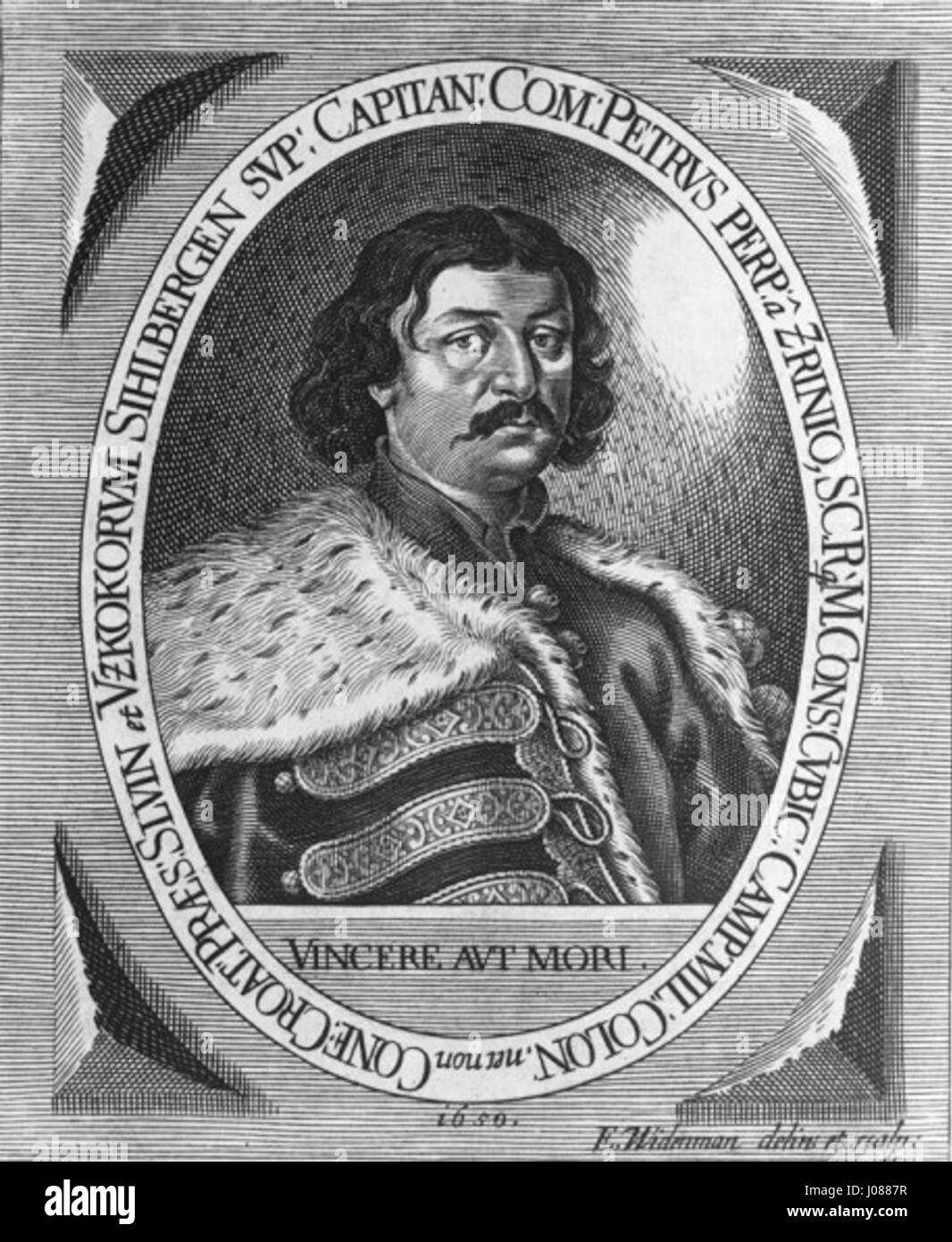 Zrinyi Péter Widemann era un nobile ungherese e capo militare, noto per il suo ruolo nella storia ungherese, in particolare nel XVI secolo. Era associato a campagne militari e strategie di difesa. Foto Stock