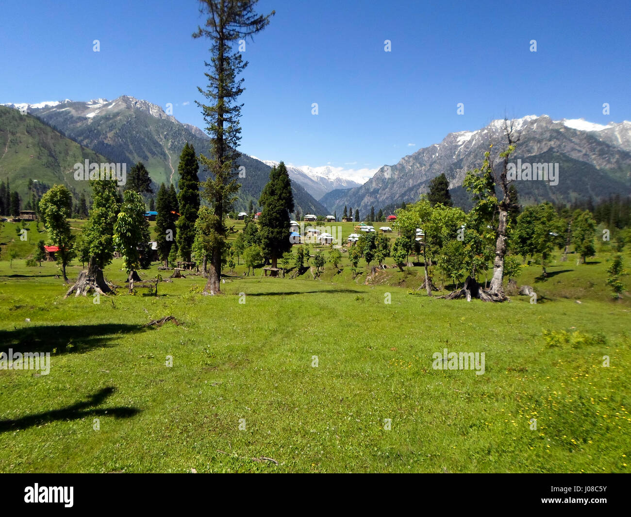 Celeste bella valle di Neelum nel Kashmir Foto Stock