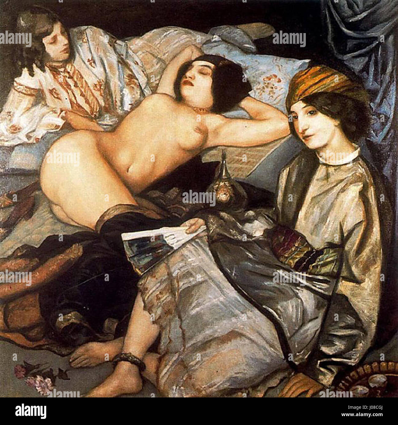 Émile Bernard l'Harem Foto Stock