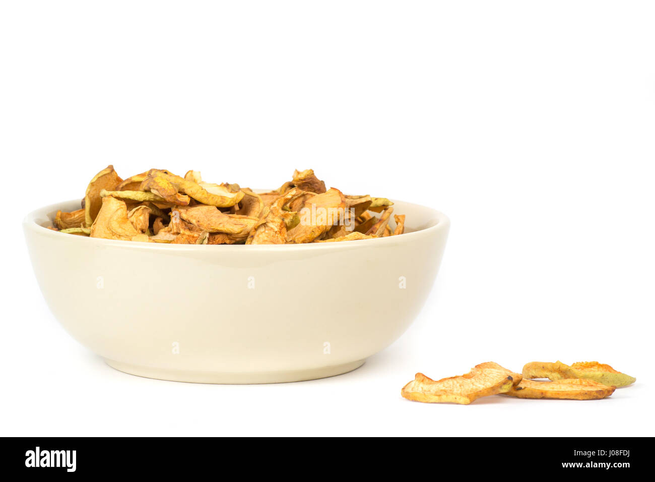 Secche mele closeup .le scorte per l'inverno Foto Stock