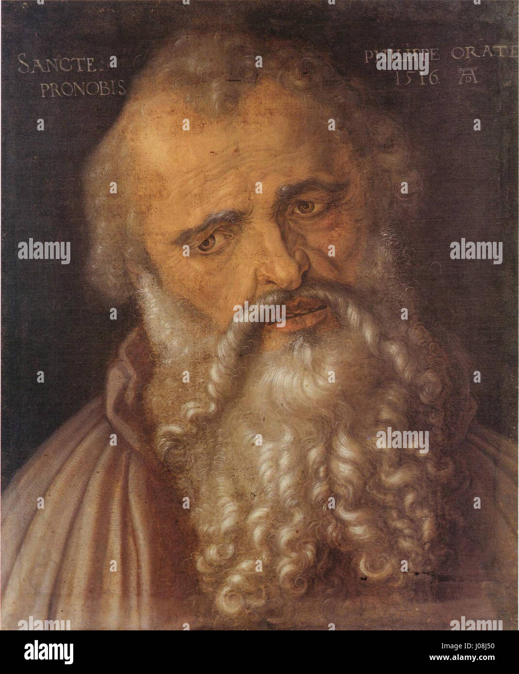 Albrecht Dürer (1471–1528) è stato un pittore, incisore e teorico tedesco del Rinascimento tedesco, rinomato per le sue dettagliate incisioni e incisioni. Foto Stock