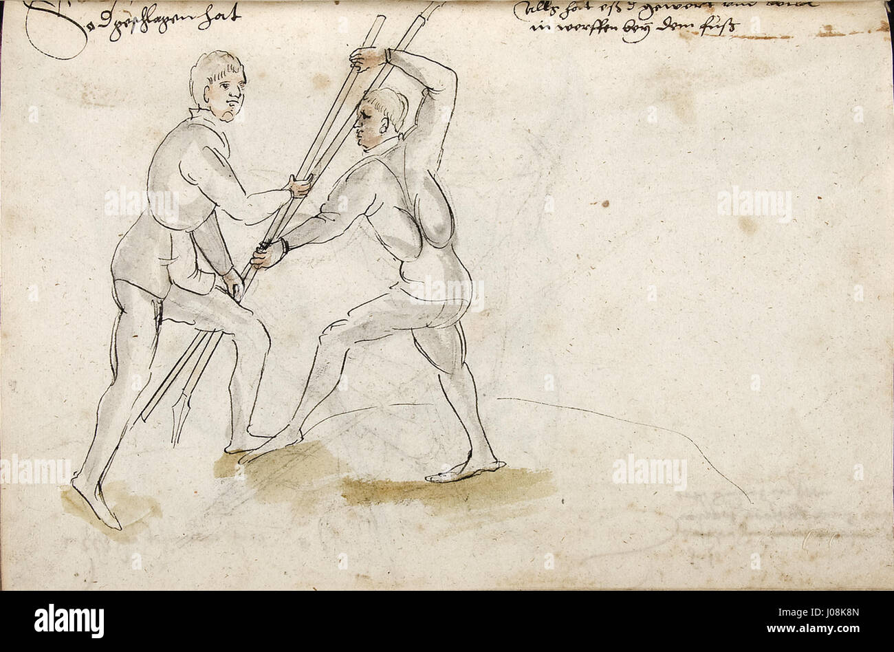 Questo frammento del manoscritto, identificato come Cod. I.6,2§.1 50v, offre una panoramica sulla borsa di studio testuale medievale. L'opera, spesso citata in studi storici, contiene materiale prezioso per la ricerca sulla letteratura medievale e sulla conservazione dei manoscritti. Foto Stock