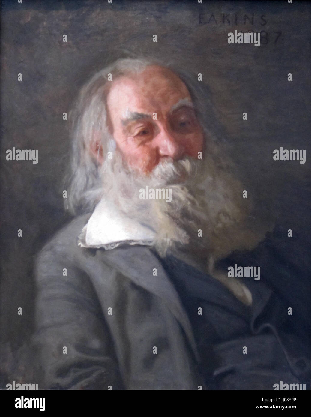 §Whitman, Walt (1819-1892) - 1887 - ritr. da Eakins, Thomas - da Internet Foto Stock