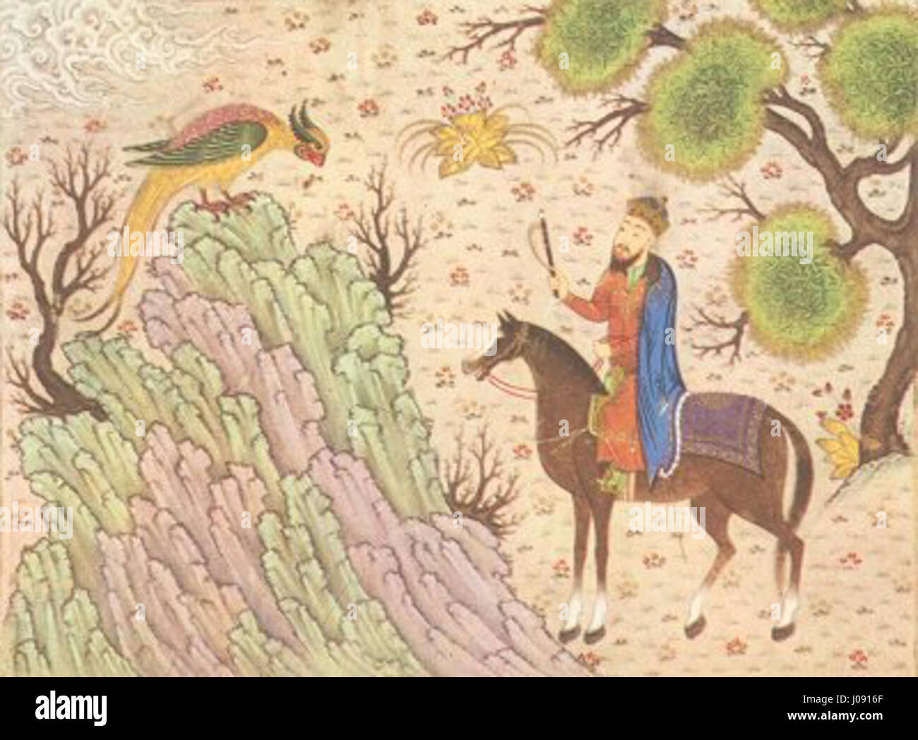 *دولت ایرانیان در اروپا* (Stati iraniani in Europa) è un'opera storica che illustra la presenza degli stati iraniani nei contesti europei, in particolare durante il XIX secolo. Questo pezzo riflette le interazioni tra i governanti iraniani e le potenze europee, sottolineando i legami diplomatici, gli scambi culturali e il significato geopolitico dell'influenza iraniana in Europa durante il periodo. Foto Stock