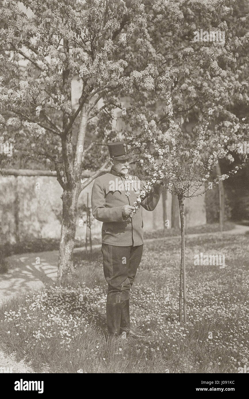 Adam Brandner als Feldmarschalleutnant 1917 a Olmütz Foto Stock