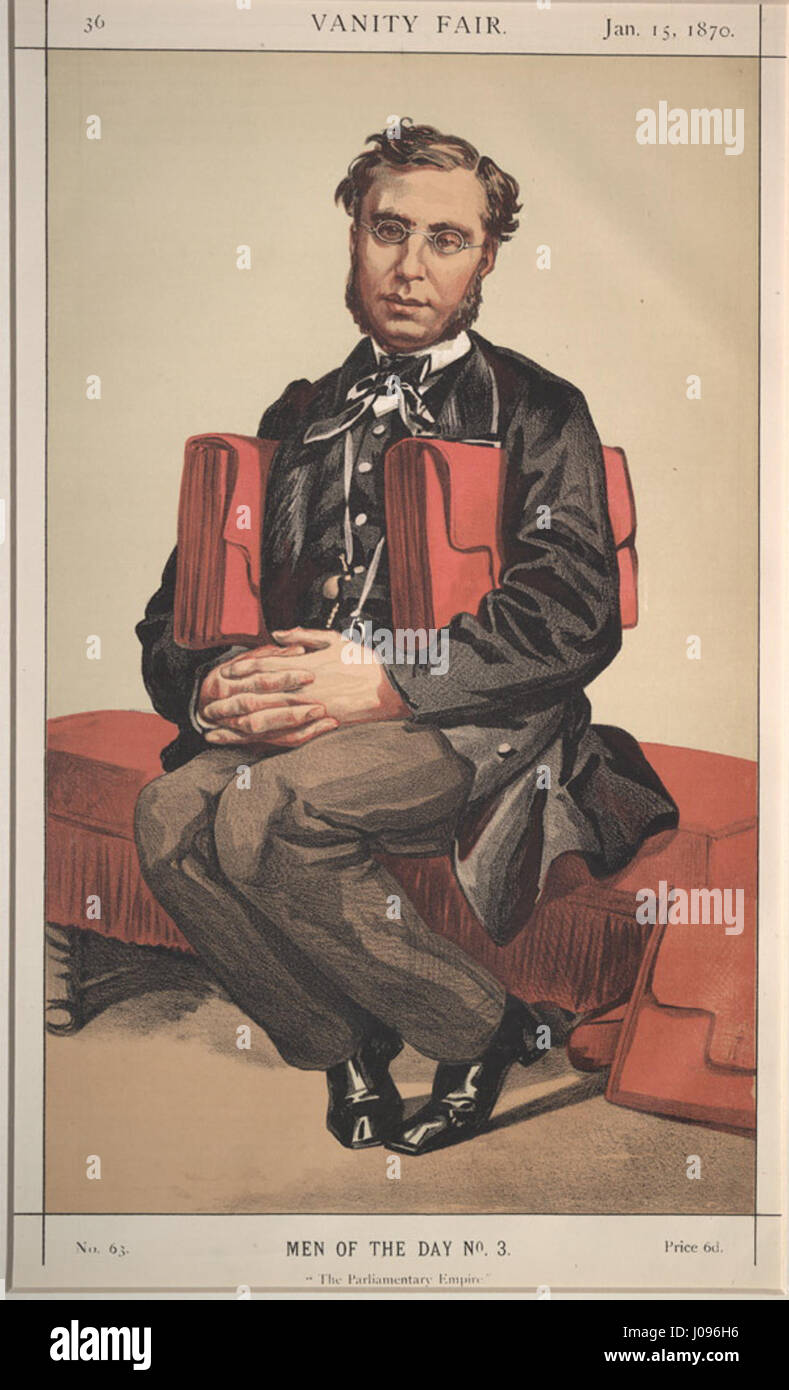 Olivier Émile Ollivier, Vanity Fair, 1870-01-15 Foto Stock
