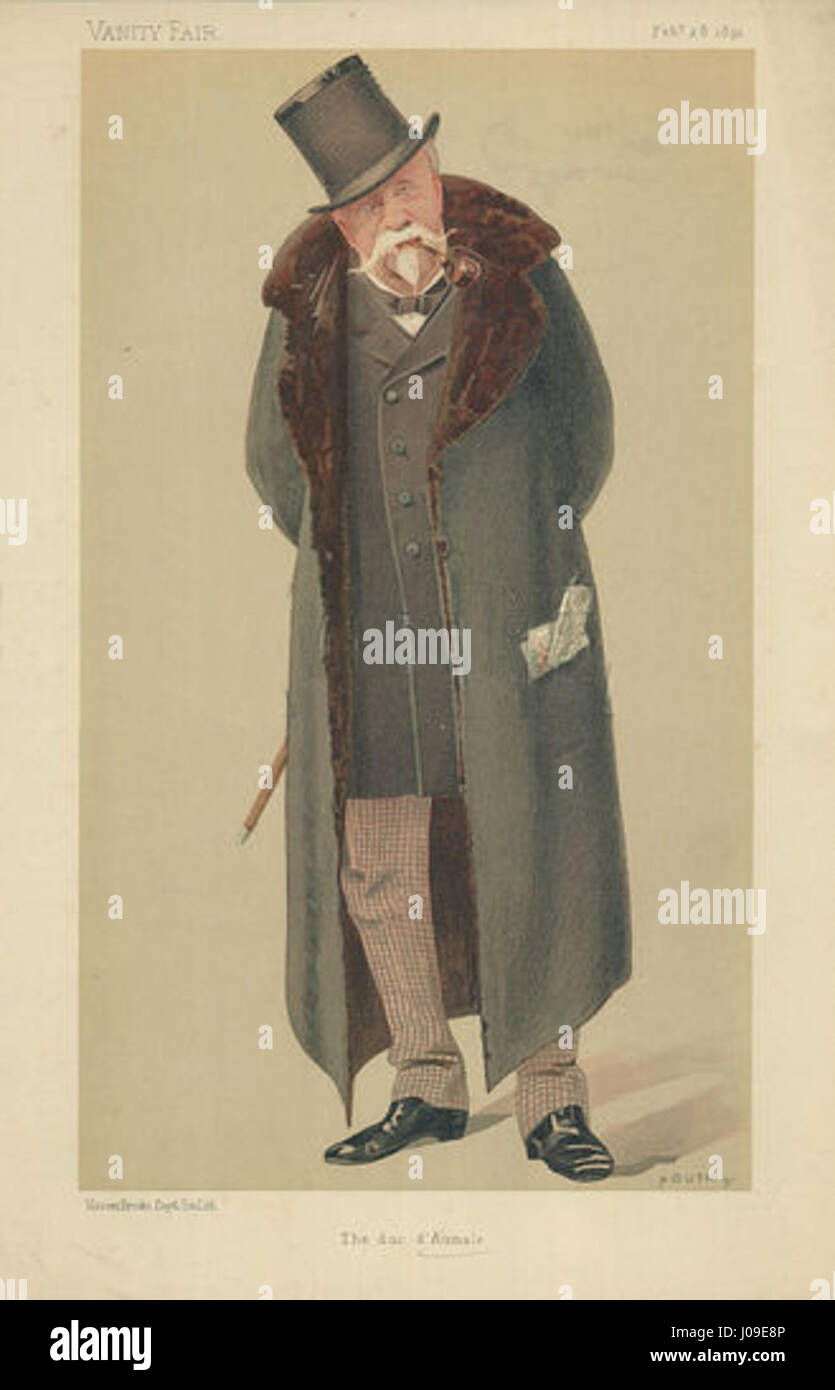Henri Eugène Philippe Luigi d'Orléans, Vanity Fair, 1891-02-28 Foto Stock