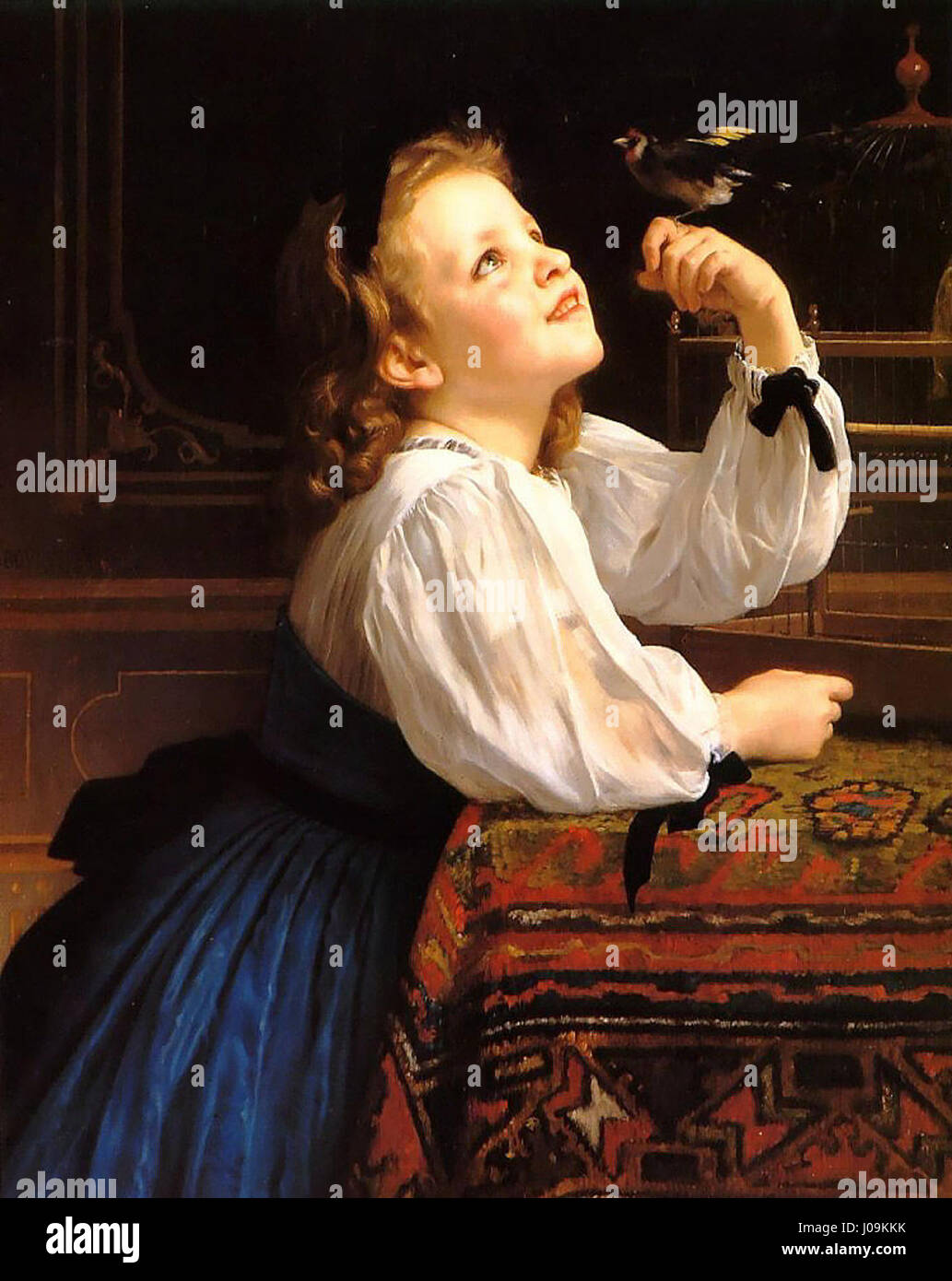 "Tête d'Etude l'Oiseau" (1867) di William-Adolphe Bouguereau è uno studio dettagliato di un uccello, che cattura le delicate texture e il realismo per cui Bouguereau è famosa. Il dipinto riflette la sua maestria tecnica e il profondo apprezzamento per i soggetti naturali. Foto Stock "Tête d'Etude l'Oiseau" (1867) di William-Adolphe Bouguereau è uno studio dettagliato di un uccello, che cattura le delicate texture e il realismo per cui Bouguereau è famosa. Il dipinto riflette la sua maestria tecnica e il profondo apprezzamento per i soggetti naturali. Foto Stock