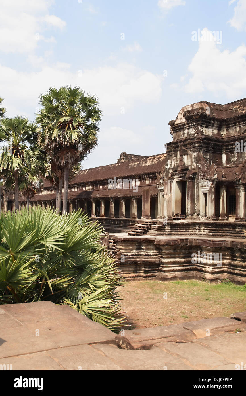 Le rovine di Angkor Wat in Cambogia Foto Stock