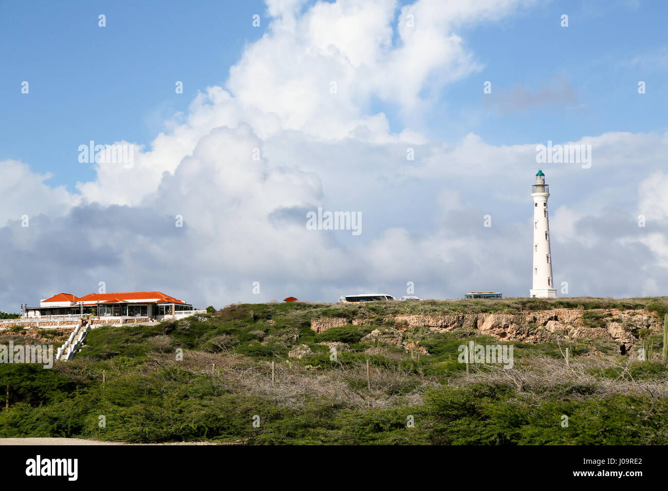 Aruba, Faro California e dintorni, de Calofornia ha vuurtoren Foto Stock