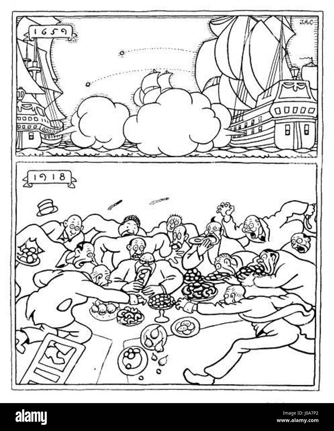 Questo titolo si riferisce al resoconto storico di come il popolo svedese ha interagito con la Danimarca, sia nel passato che nel presente. Copre i cambiamenti nelle relazioni politiche, militari e culturali tra Svezia e Danimarca nel corso del tempo. Foto Stock