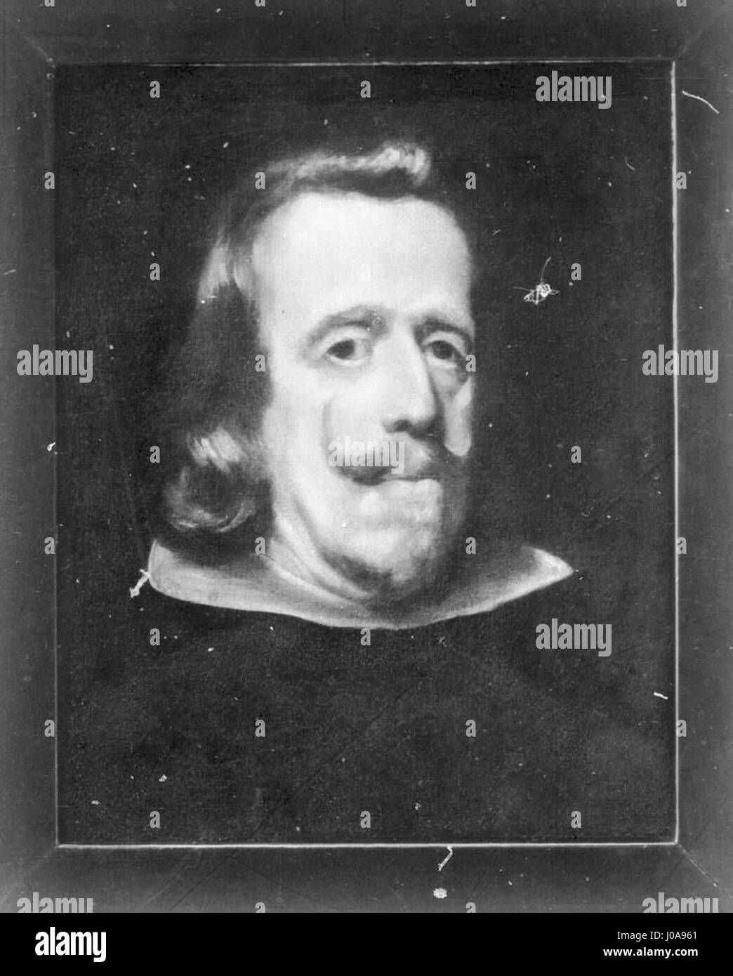Retrato de Felipe IV (2, Torino copia), dopo Diego Velázquez Foto Stock
