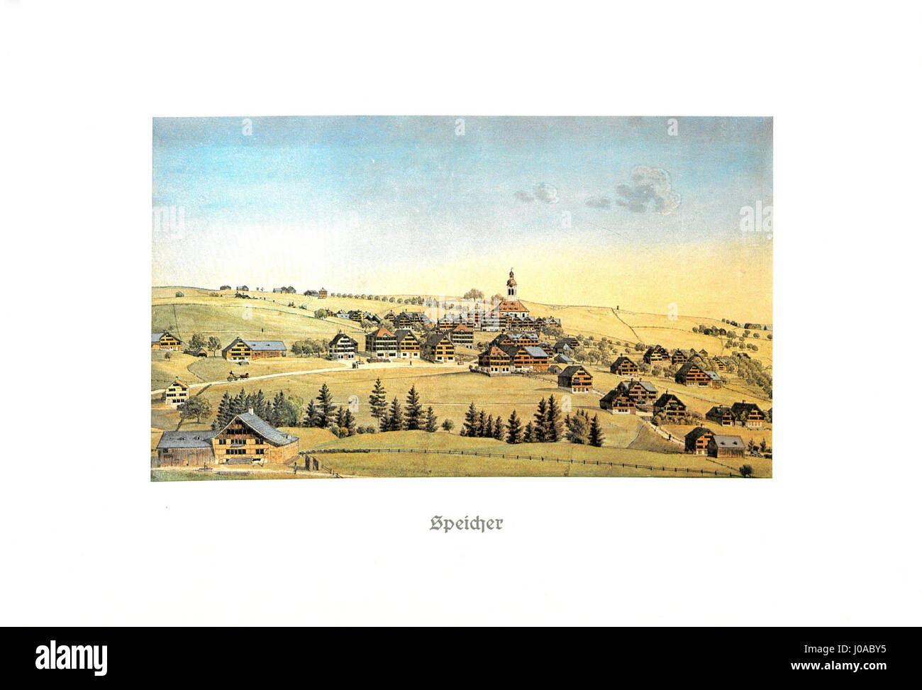 Lo *Speicher von Süden* si riferisce a una collezione di strutture di stoccaggio meridionali, probabilmente in una città portuale tedesca, che enfatizza il commercio regionale e lo stile architettonico dell'area. Foto Stock