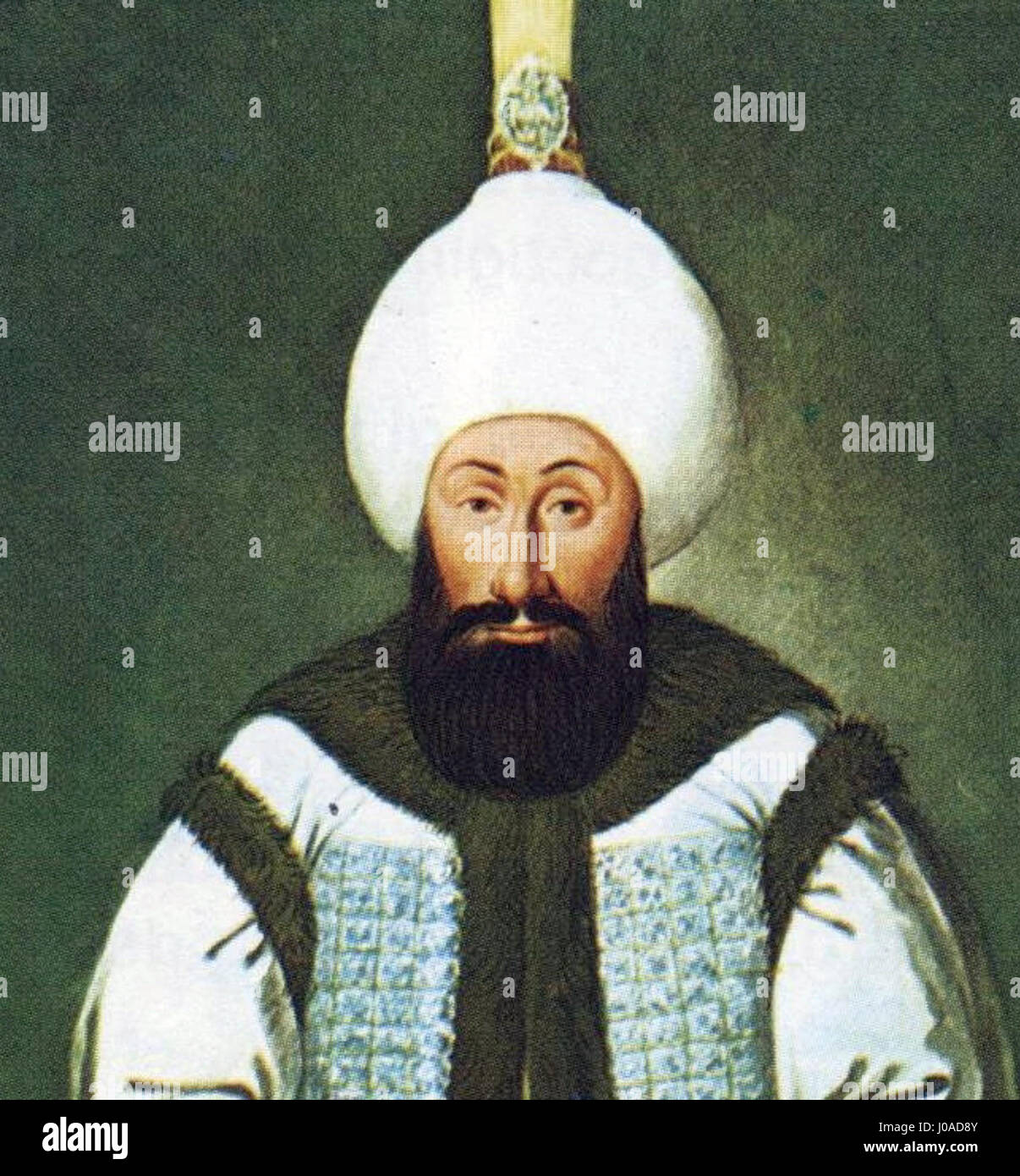 Abdülhamid i (1743–1789) è stato il 27° sultano dell'Impero ottomano, regnante dal 1774 fino alla sua morte. Il suo regno è noto per gli sforzi volti a modernizzare l'esercito e migliorare le finanze statali, anche se la sua leadership ha dovuto affrontare le sfide dei conflitti esterni e del dissenso interno. Foto Stock
