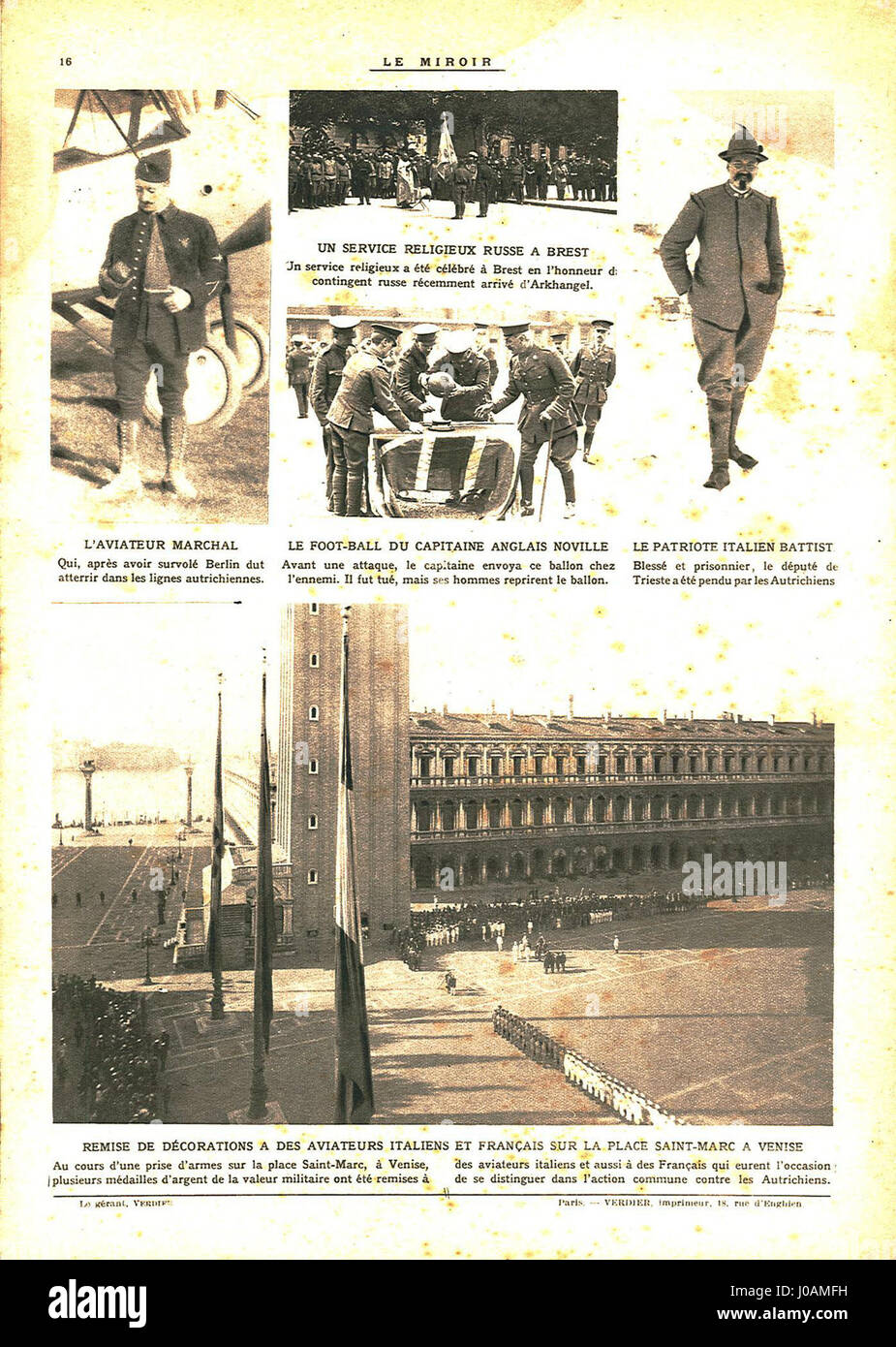 Le Miroir, numero 141, presenta notevoli opere visive e scritte dell'epoca, tra cui critiche d'arte, commenti culturali e attrazioni artistiche. La sua pubblicazione ha continuato ad essere una risorsa significativa per gli artisti contemporanei e gli appassionati d'arte per tutta la sua uscita. Foto Stock