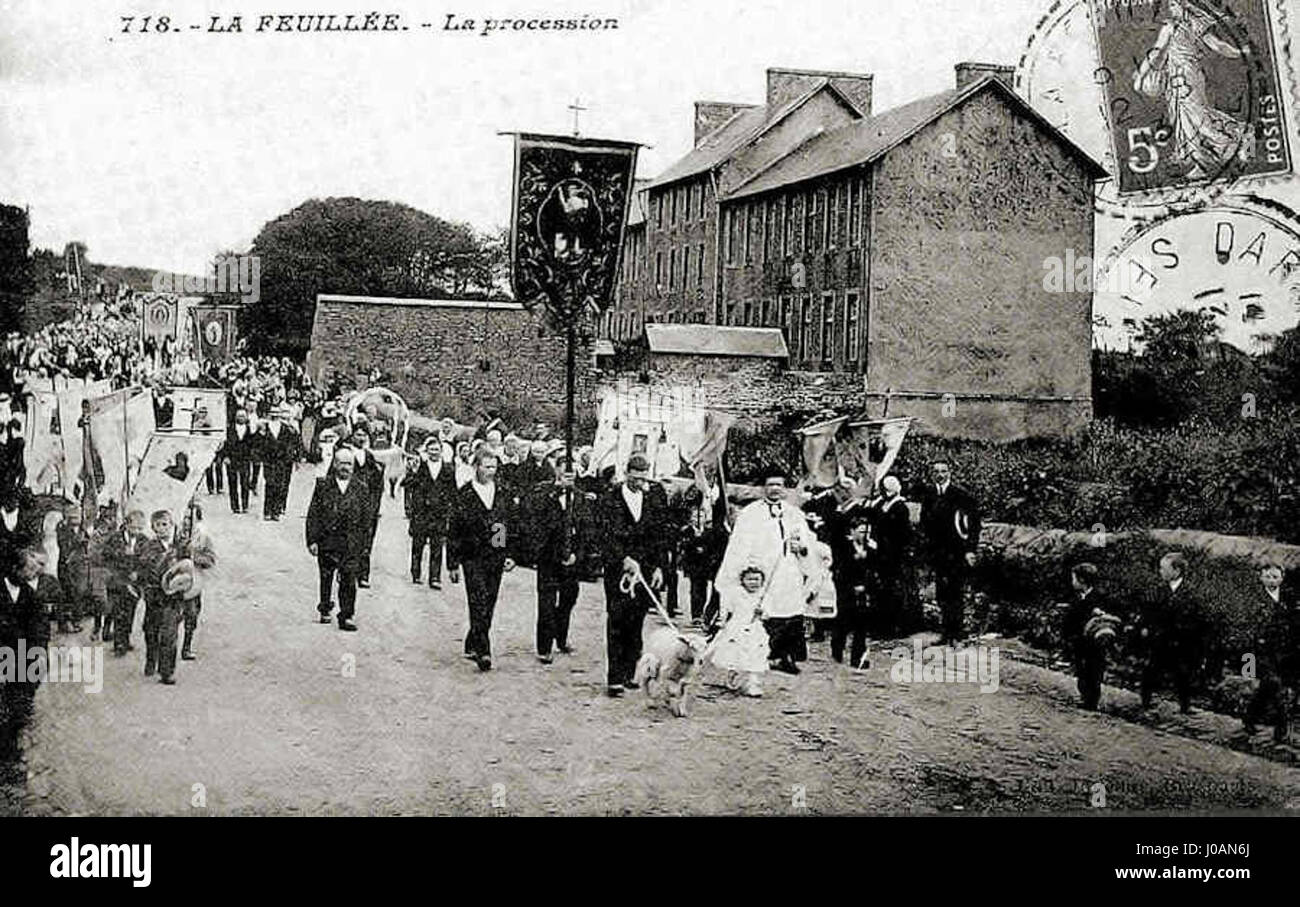 La Feuillée, pardon de la Saint-Jean Foto Stock