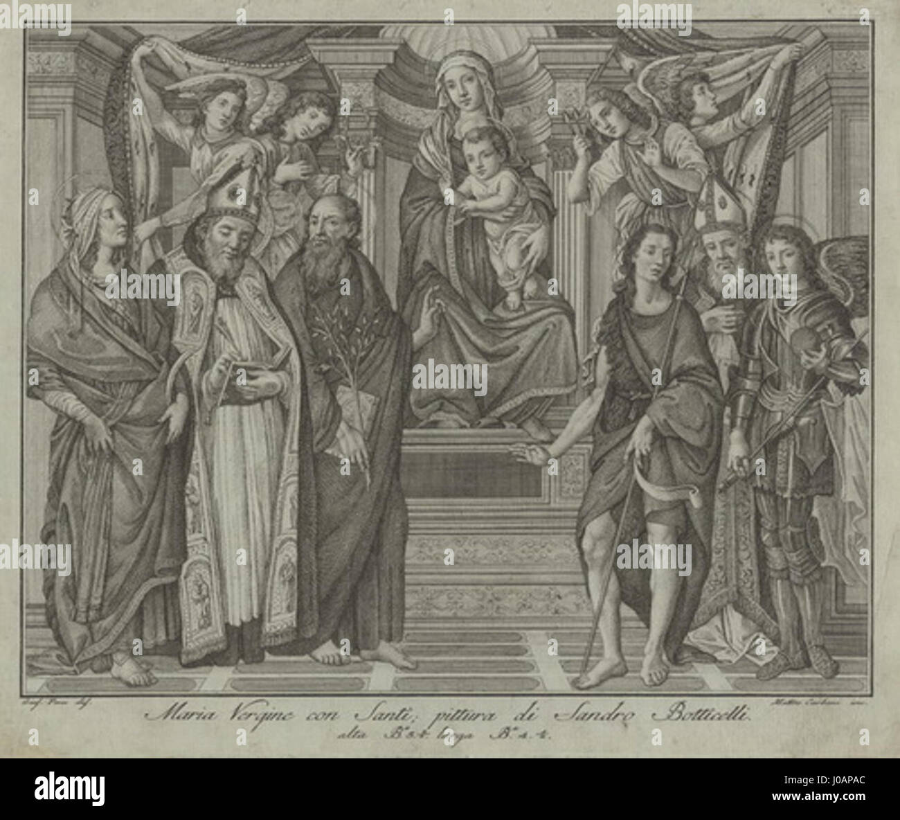 Questo pezzo, "sogno di Dio". Glory to God' di Давид Саркисян (David Sarkisian), creato nel 1791, è un'opera d'arte religiosa che riflette i temi cristiani della gloria divina e della riverenza spirituale. Il dipinto enfatizza il profondo legame tra fede e arte durante la fine del XVIII secolo. Foto Stock