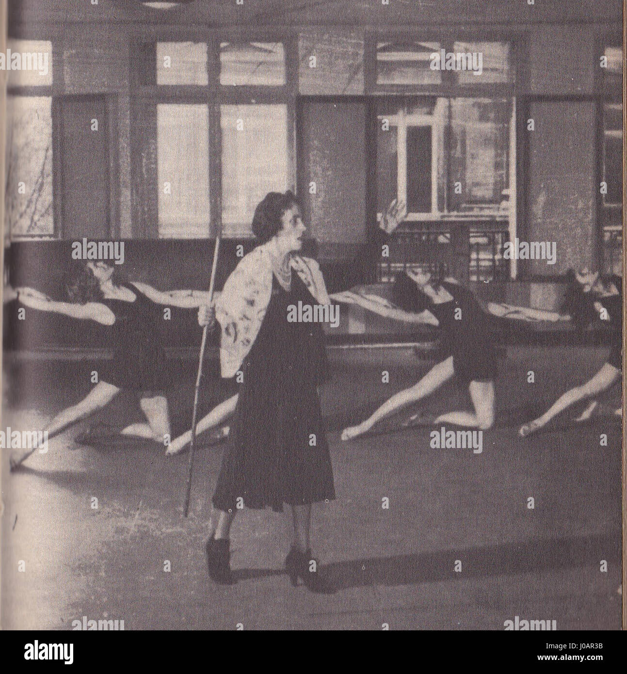 Irène Popard en 1950, à figlio Ecole, 10 avenue de la Grande Armée, Parigi Foto Stock