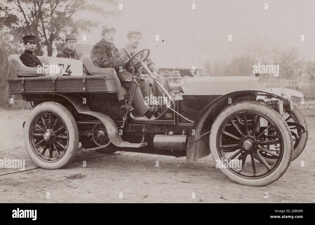 Marchese di Lareinty-Tholozan è un ritratto del leader militare francese che vinse la battaglia di Château-Thierry nel 1904, evidenziando il suo ruolo nella storia militare francese. Foto Stock