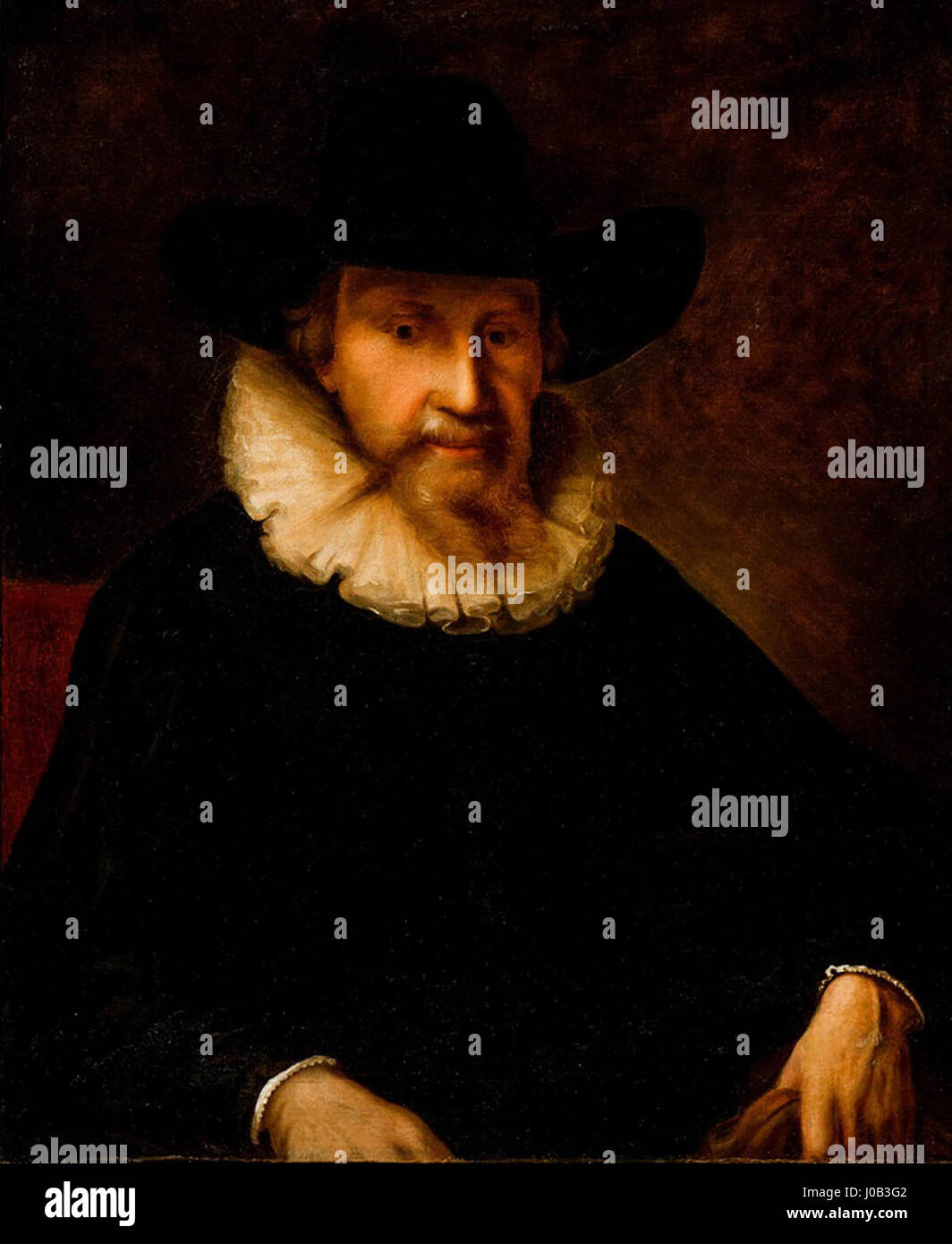 Questo ritratto del XIX secolo, "Retrato de un hombre sentado" (Ritratto di un uomo seduto), della collezione del Museo Ibercaja Camón Aznar, cattura un soggetto dignitoso in una posa contemplativa, riflettendo le tecniche classiche di ritrattistica. Foto Stock