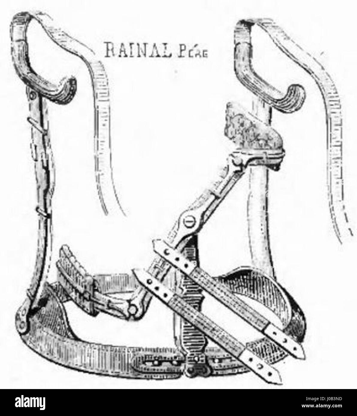 Il "Catalogo dei corsetti di Rainal Frères" è un catalogo francese del XVIII secolo che illustra i vari disegni dei corsetti dei fratelli Rainal. Questa figura (103) illustra le tendenze della moda del tempo, concentrandosi sul design e sulla cura artigianale intricati di questi capi. Foto Stock