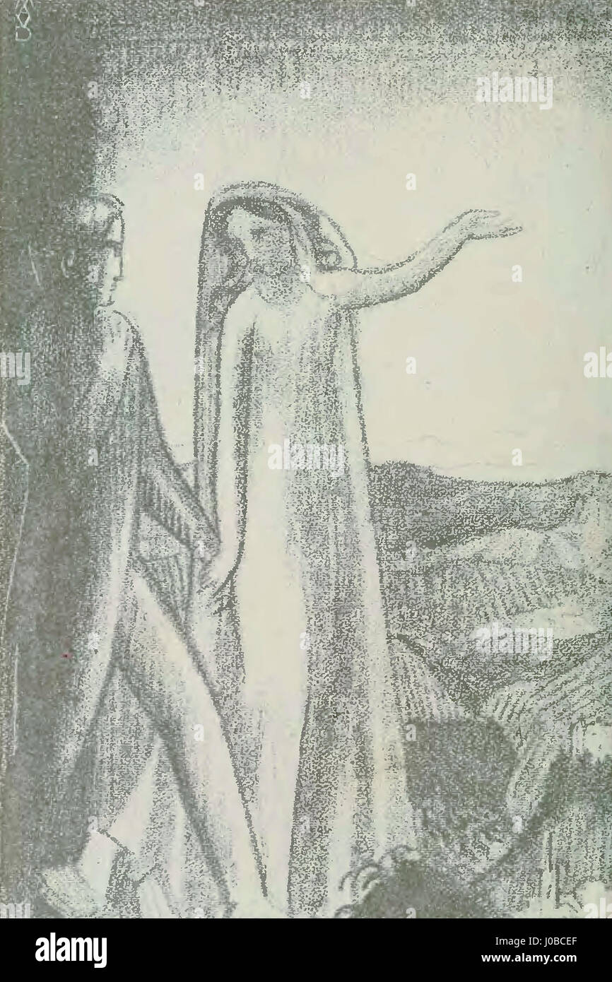 Una pagina dell'edizione 1908 di "Visan – Lettres à l'Élue", che illustra la corrispondenza tra i personaggi e il peso emotivo della parola scritta in questa opera letteraria francese. Foto Stock