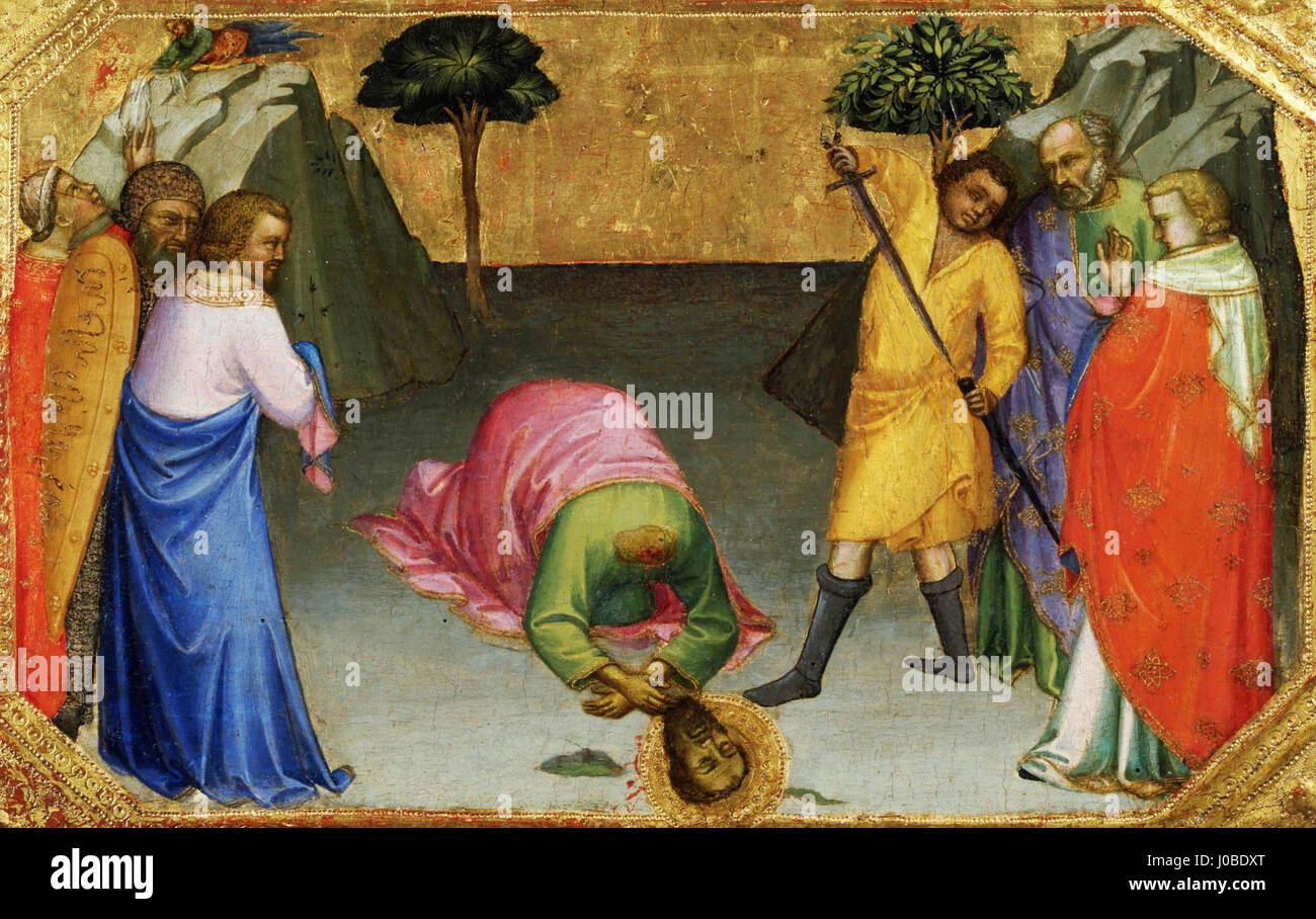 Lorenzo Monaco, la decapitazione di San Paolo, 1398E280931400 Princeton University Art Museum Foto Stock