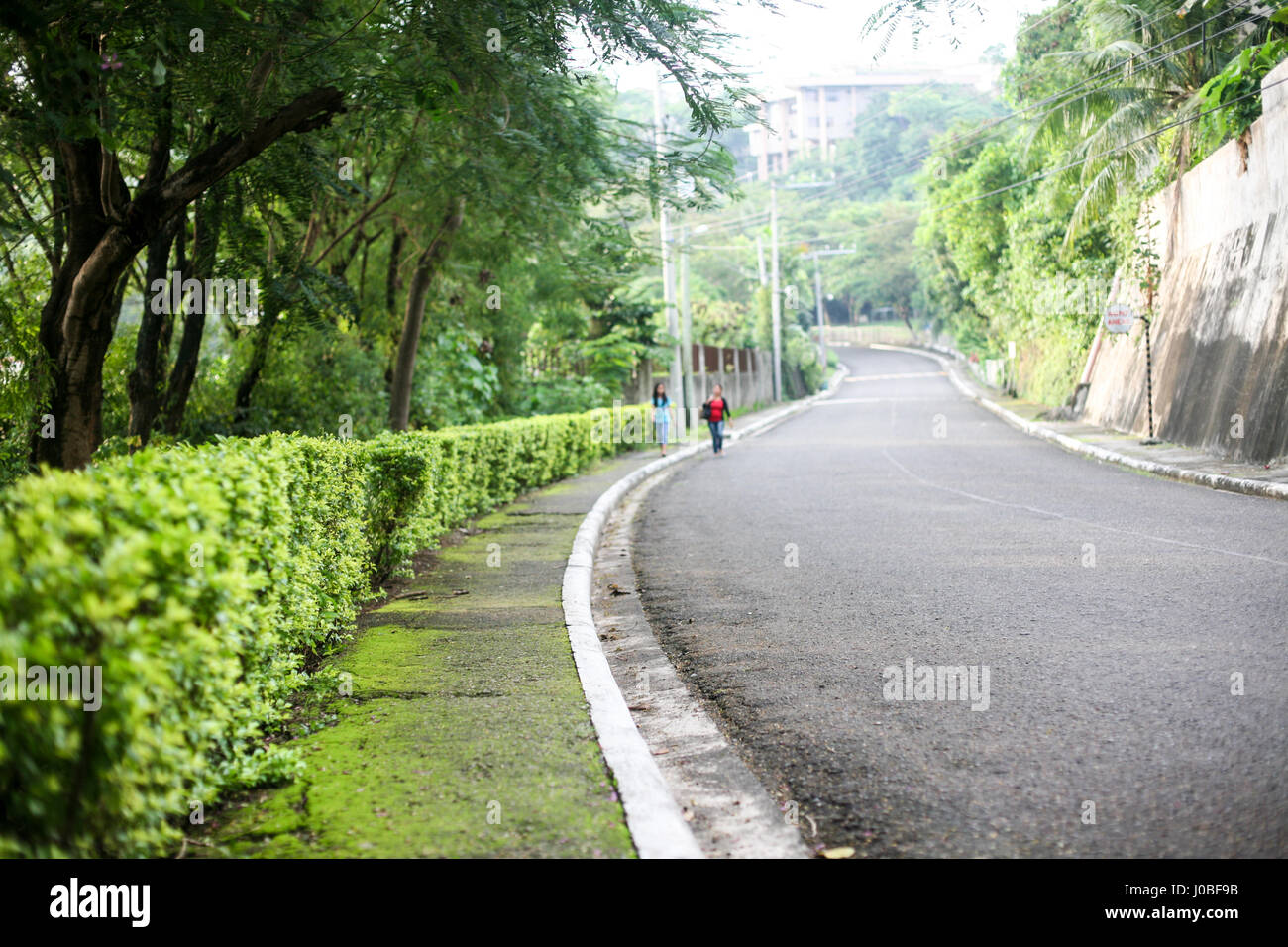 La vita quotidiana di filippini con traditiones a Cebu City Filippine Foto Stock