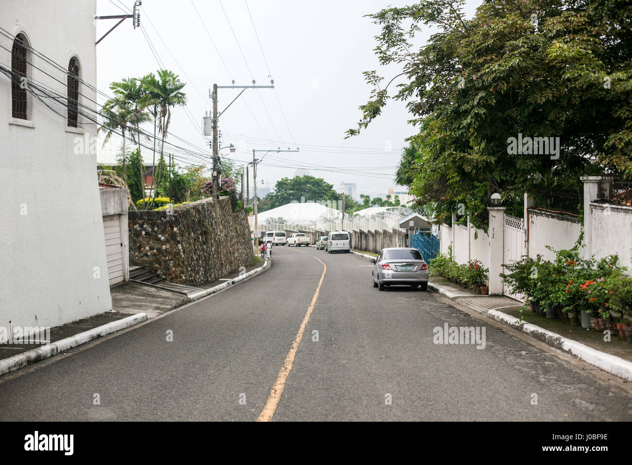 La vita quotidiana di filippini con traditiones a Cebu City Filippine Foto Stock