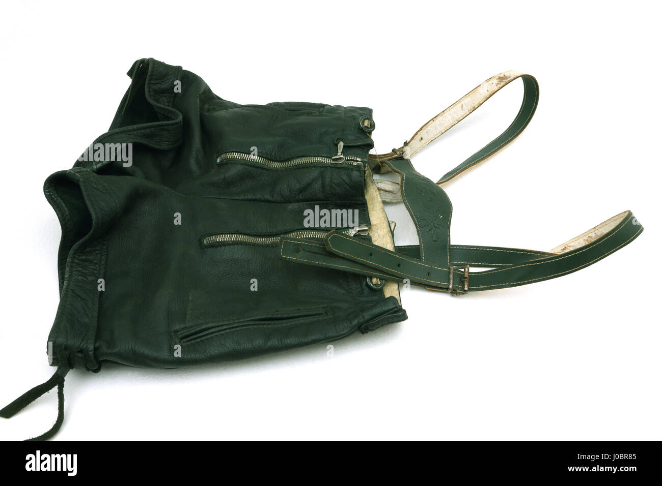 Lederhosen che mostra la parte posteriore Foto Stock