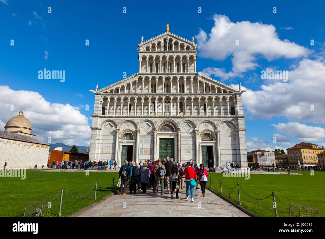 Duomo di Santa Maria Assunta, Piazza dei Miracoli, patrimonio mondiale dell UNESCO, Pisa, Toscana, Italia Foto Stock