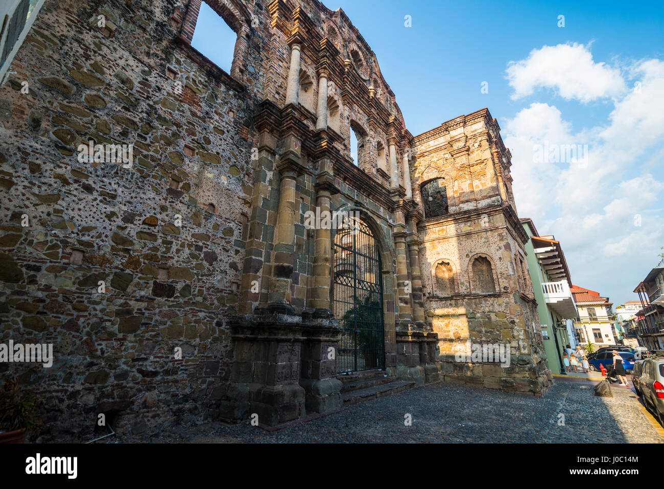 La Società di Gesù, Casco Viejo, Sito Patrimonio Mondiale dell'UNESCO, Panama City, Panama America Centrale Foto Stock