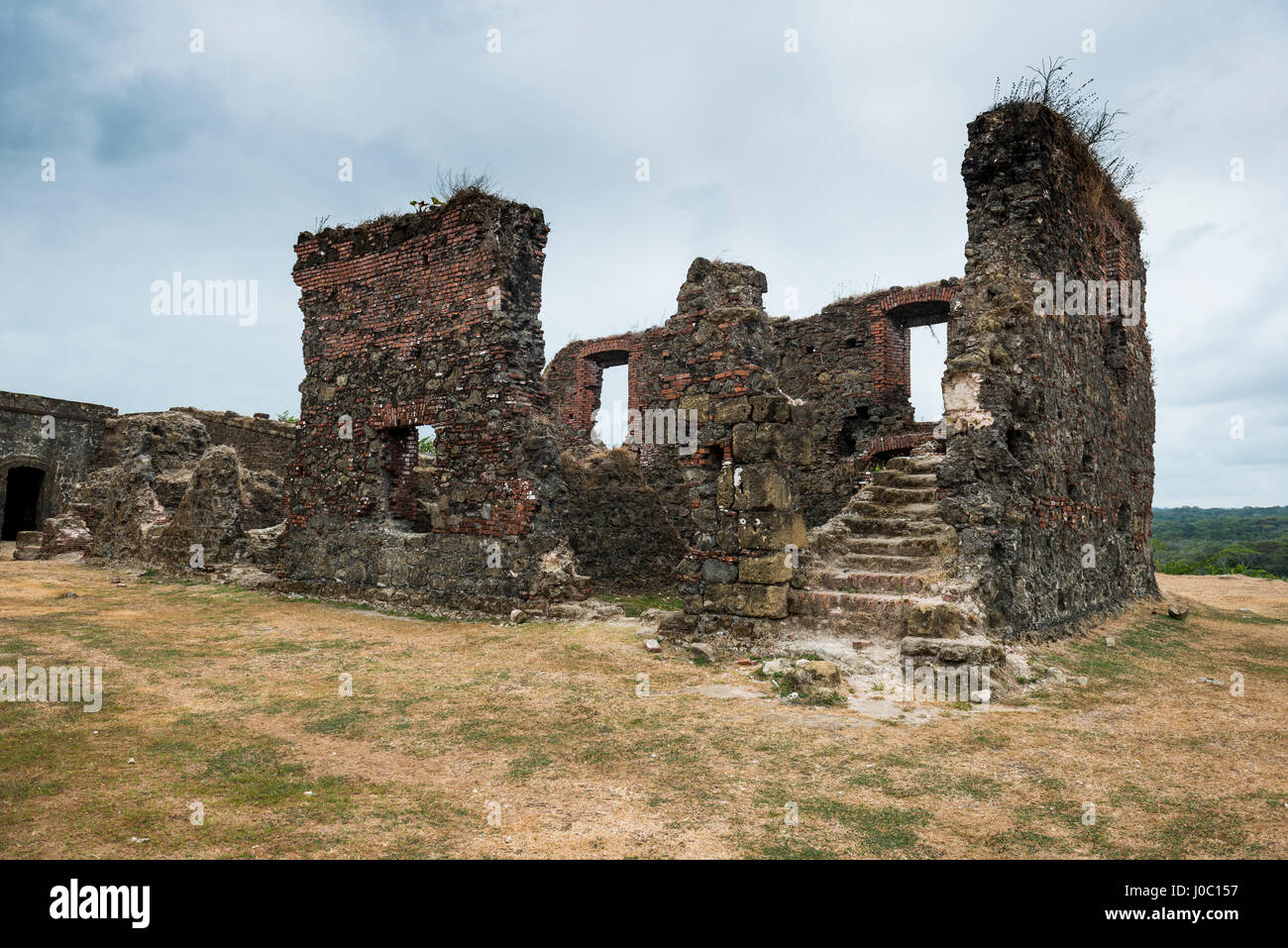 Fort San Lorenzo, Sito Patrimonio Mondiale dell'UNESCO, Panama America Centrale Foto Stock