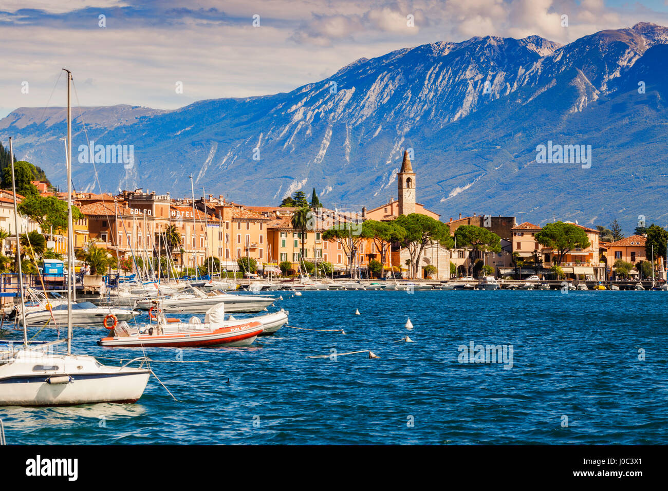 Toscolano Maderno, Lago di Garda, Italia Foto Stock